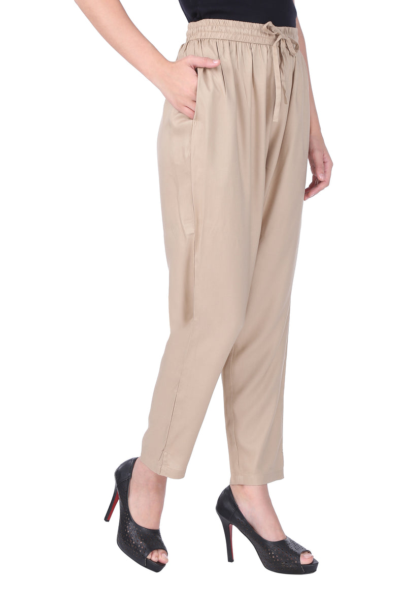 Beige Essential Pant