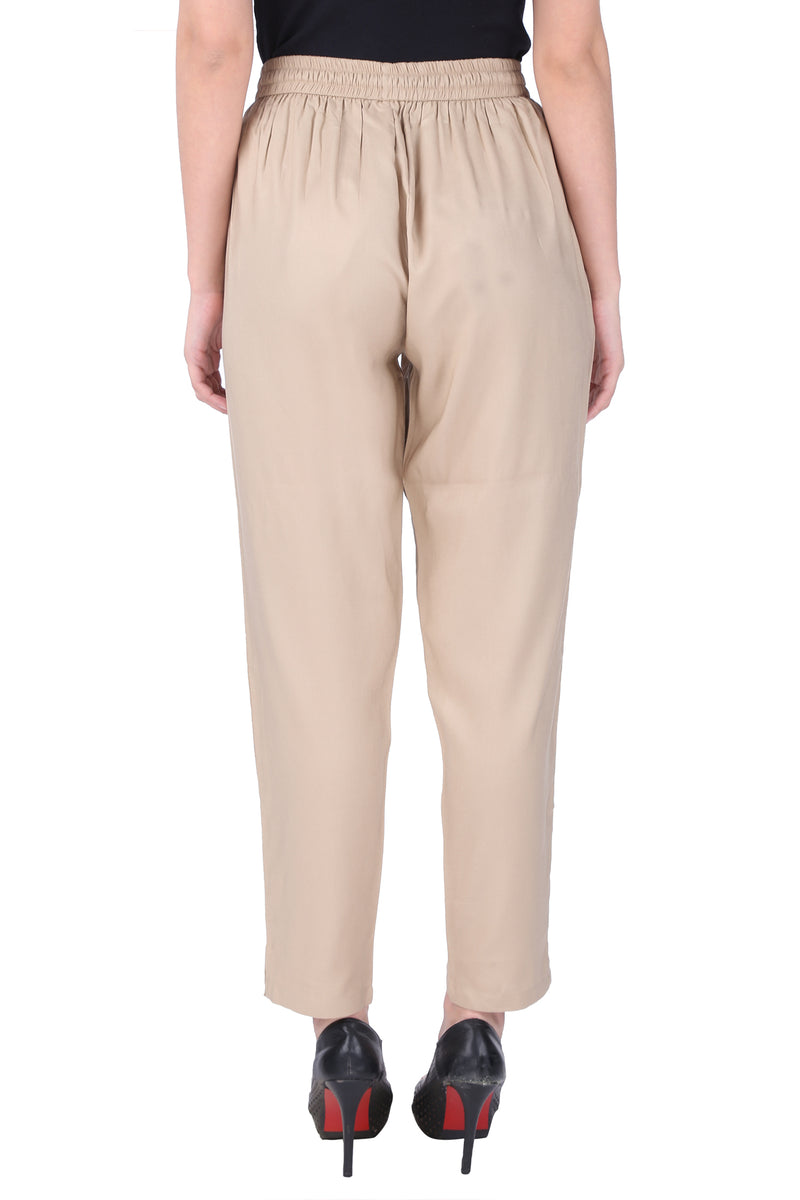 Beige Essential Pant