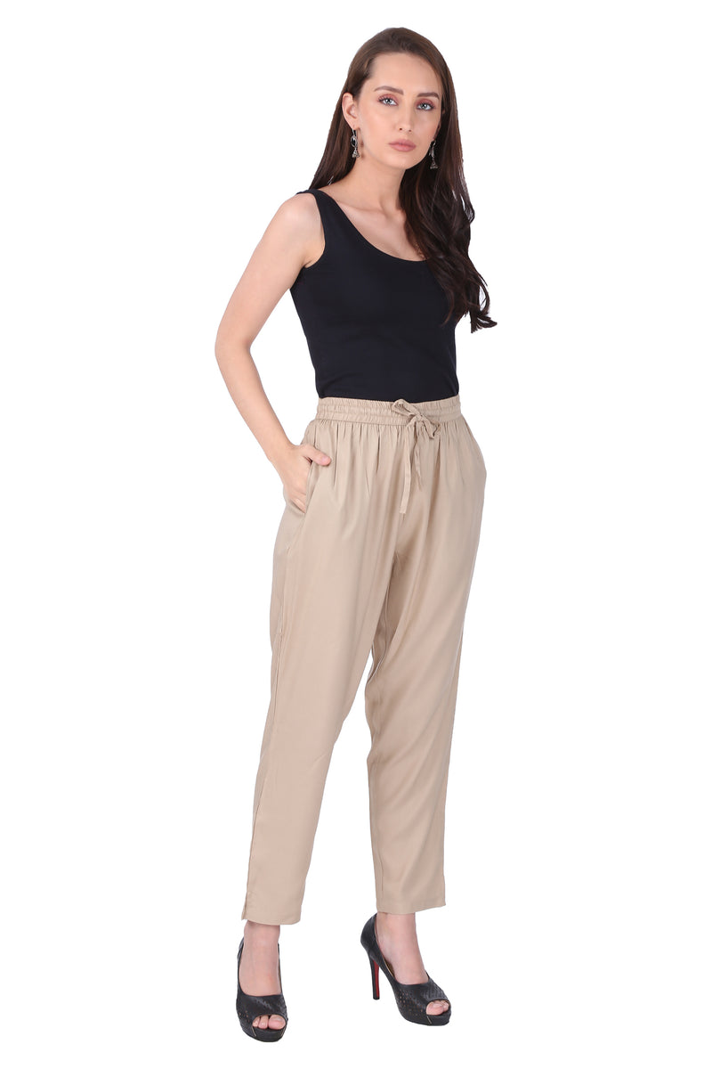 Beige Essential Pant