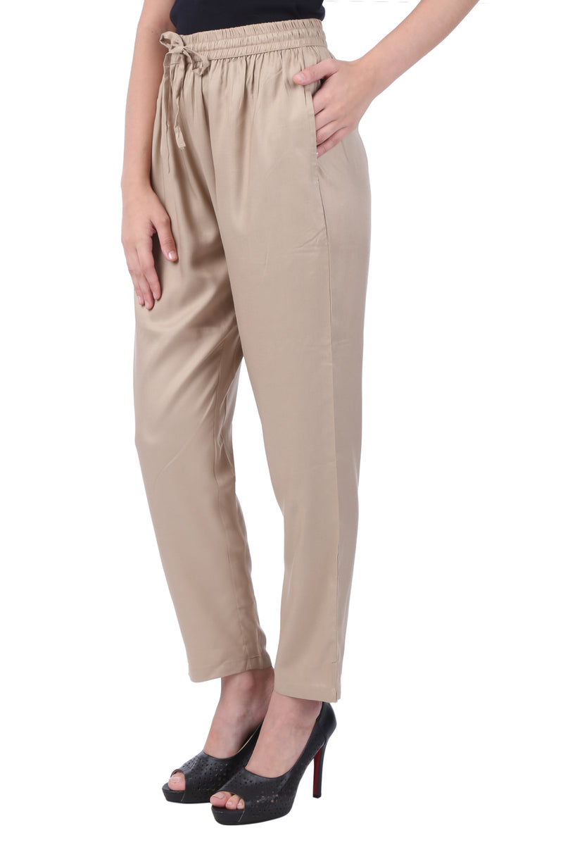 Beige Essential Pant