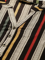Multicoloured Striped Straight Cut Kurta