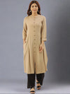 Almond Essential A-Line Kurta