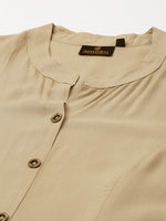 Almond Essential A-Line Kurta