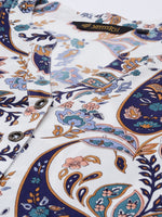 White Ethnic Motifs Printed Kurta