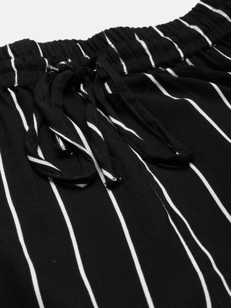 Black Striped Pyjama