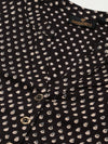 Black Printed Kurta