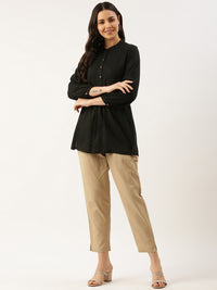 Cadet Blue Band Collar Tunic