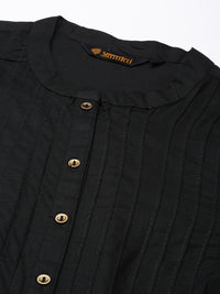 Cadet Blue Band Collar Tunic