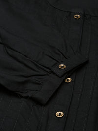 Cadet Blue Band Collar Tunic
