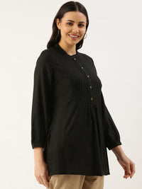 Cadet Blue Band Collar Tunic