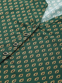 Green Ethnic Motifs Printed Straight Cut Kurta