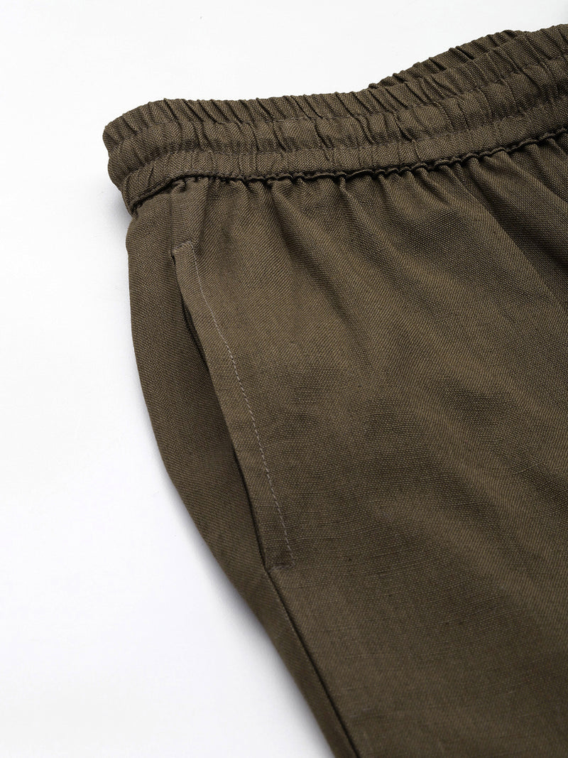 Olive Green Essential Pant