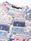 White Ethnic Motifs Printed A-line Princess Cut kurta