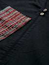 Black Embroidery Kurta